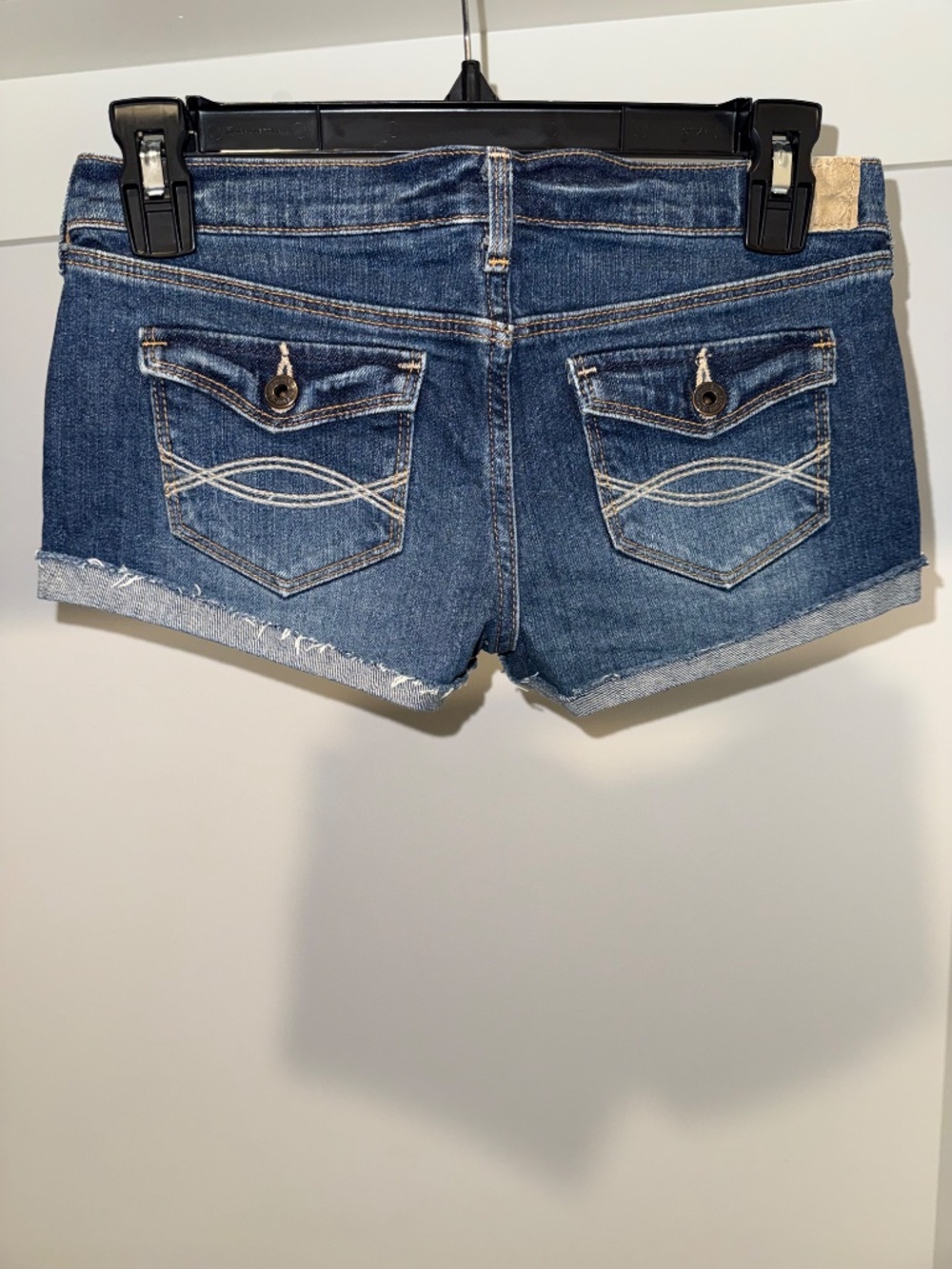 Vintage Abercrombie Kids Denim Shorts Size 14 Stretch Medium Wash Jean Shorts